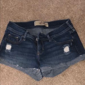 Jean shorts ripped